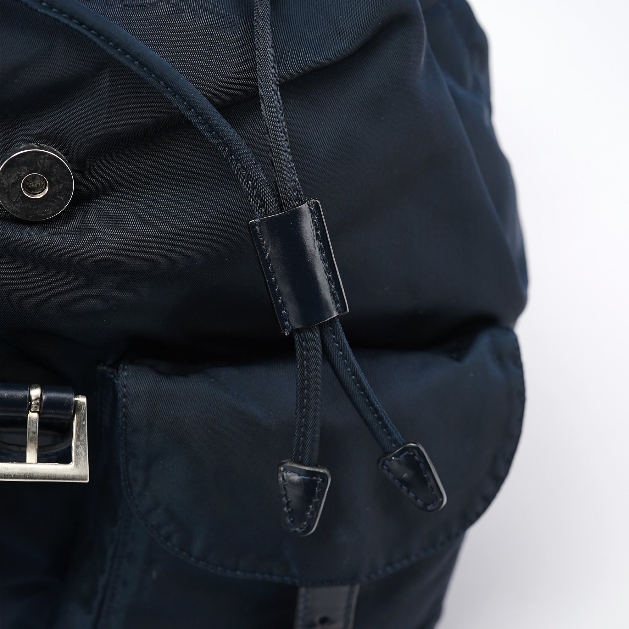 B2811F Navy Tessuto Vela Backpack