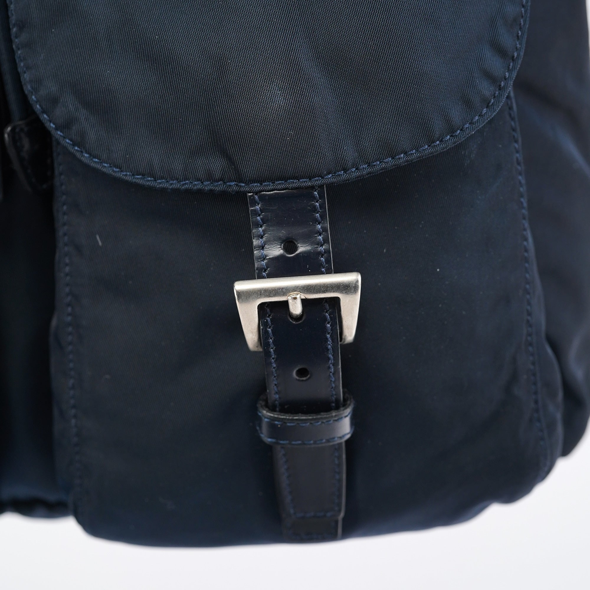 B2811F Navy Tessuto Vela Backpack