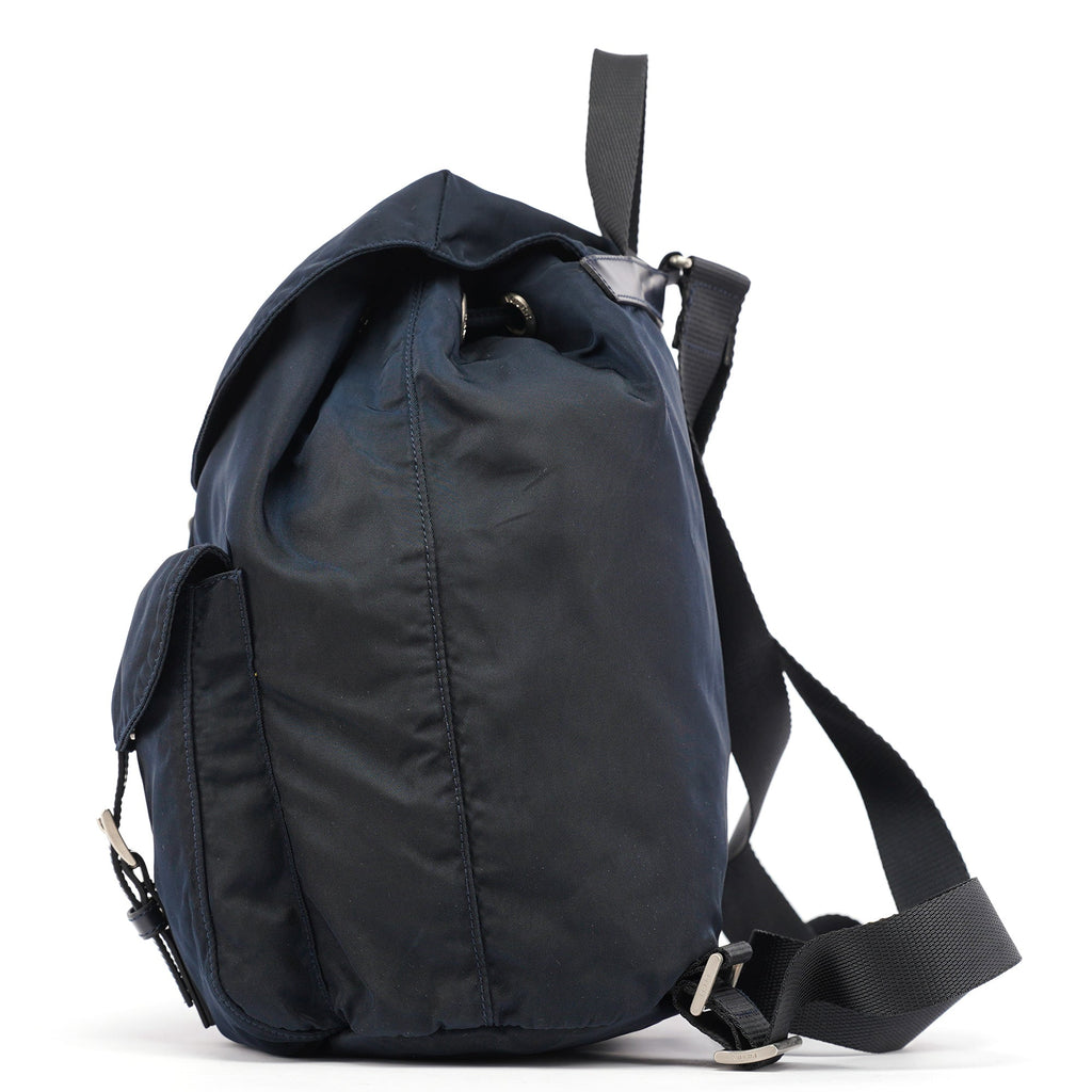 B2811F Navy Tessuto Vela Backpack