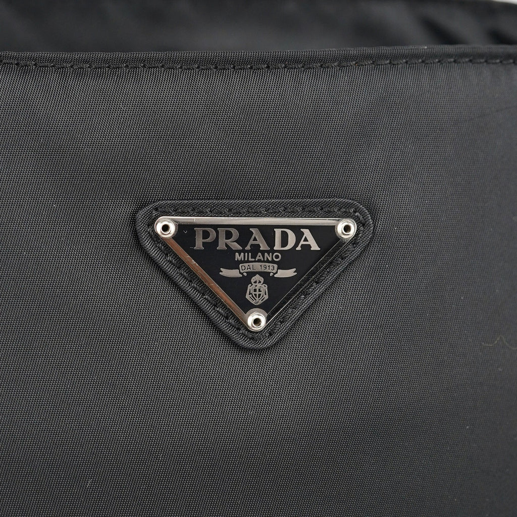 B3864 Black Tessuto City Tote Bag