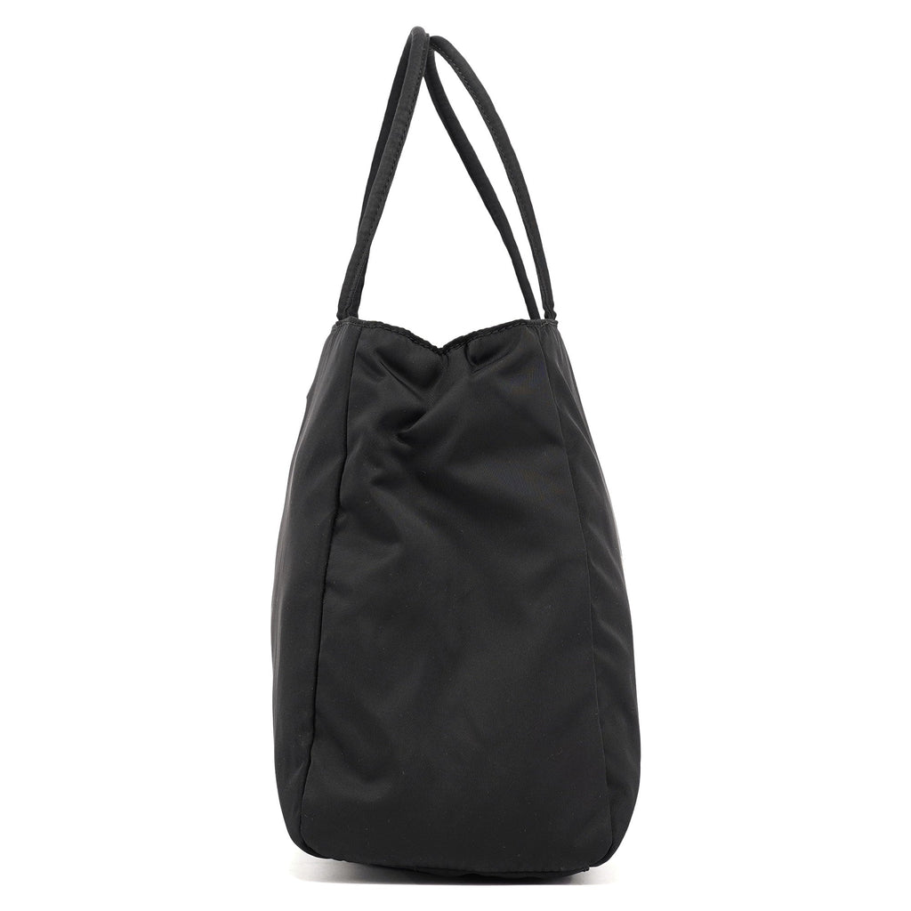 B3864 Black Tessuto City Tote Bag