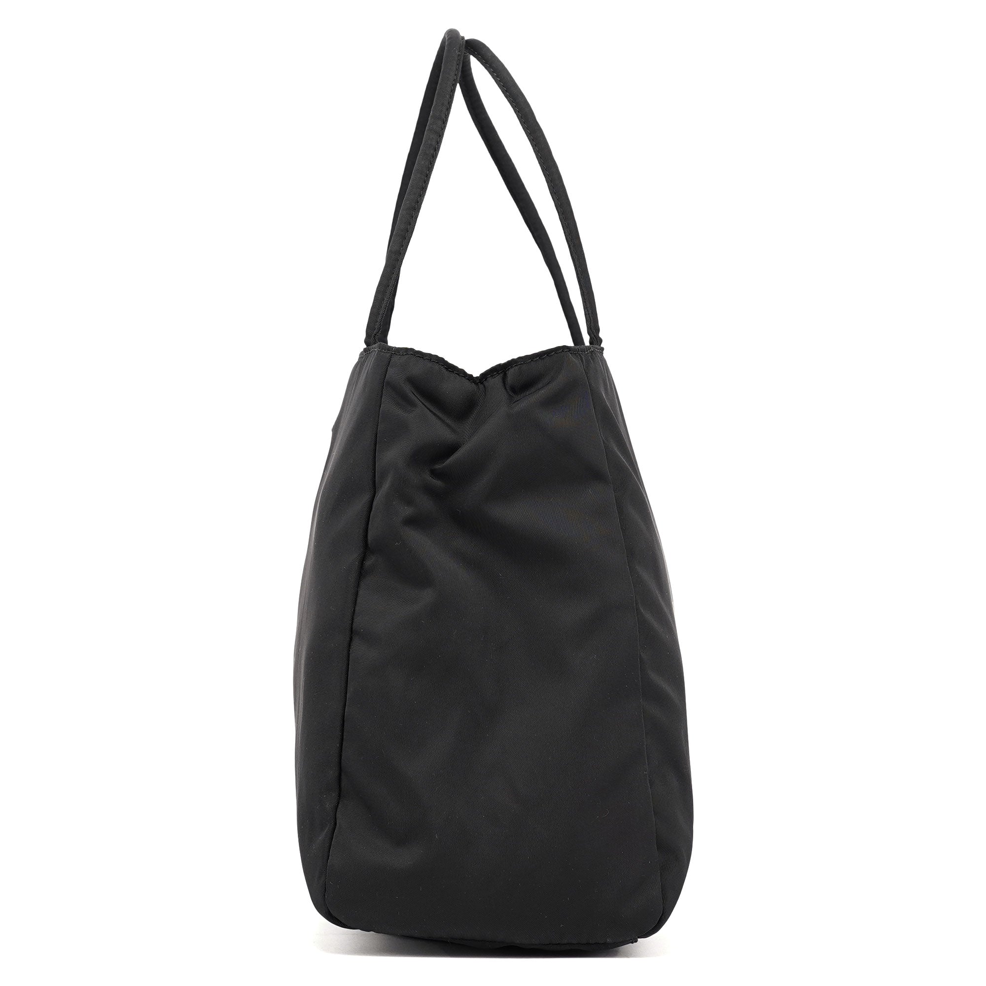 B3864 Black Tessuto City Tote Bag