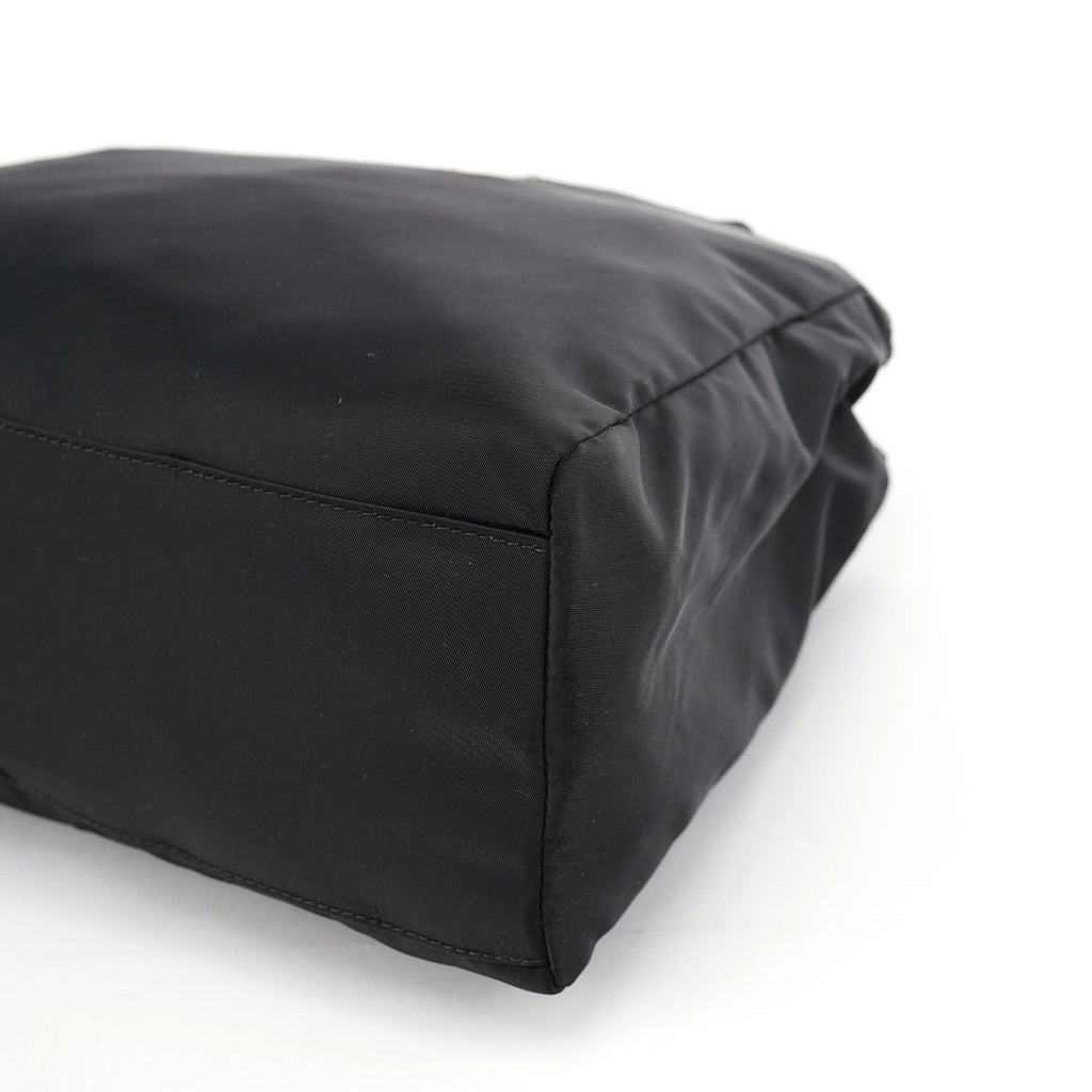 B3864 Black Tessuto City Tote Bag