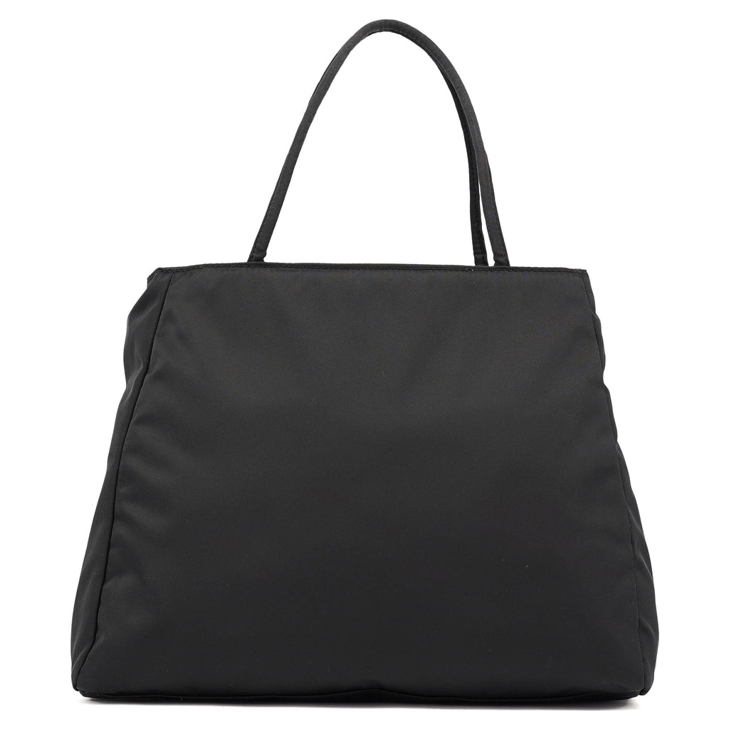 B3864 Black Tessuto City Tote Bag