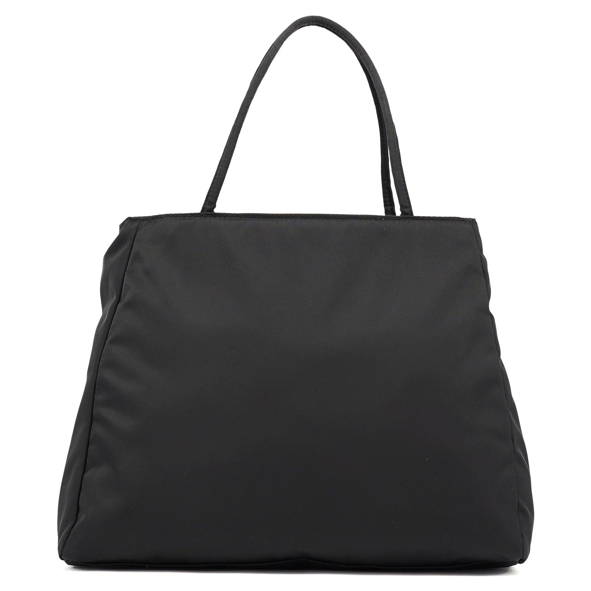B3864 Black Tessuto City Tote Bag