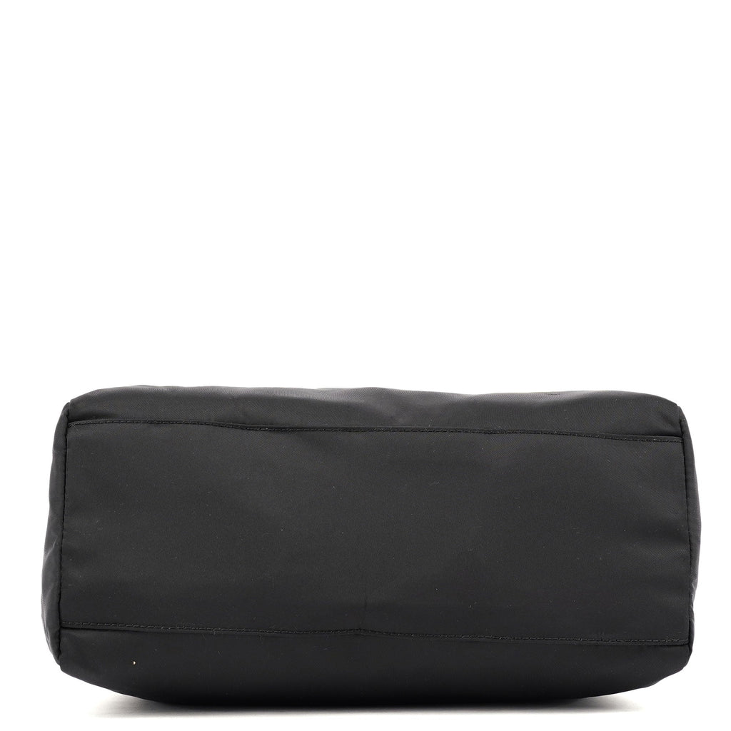 B3864 Black Tessuto City Tote Bag