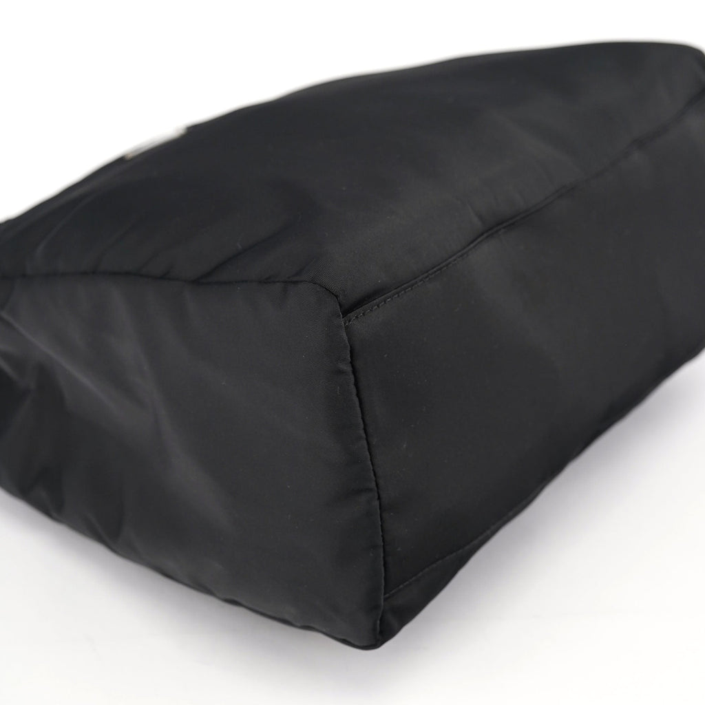 B3864 Black Tessuto City Tote Bag