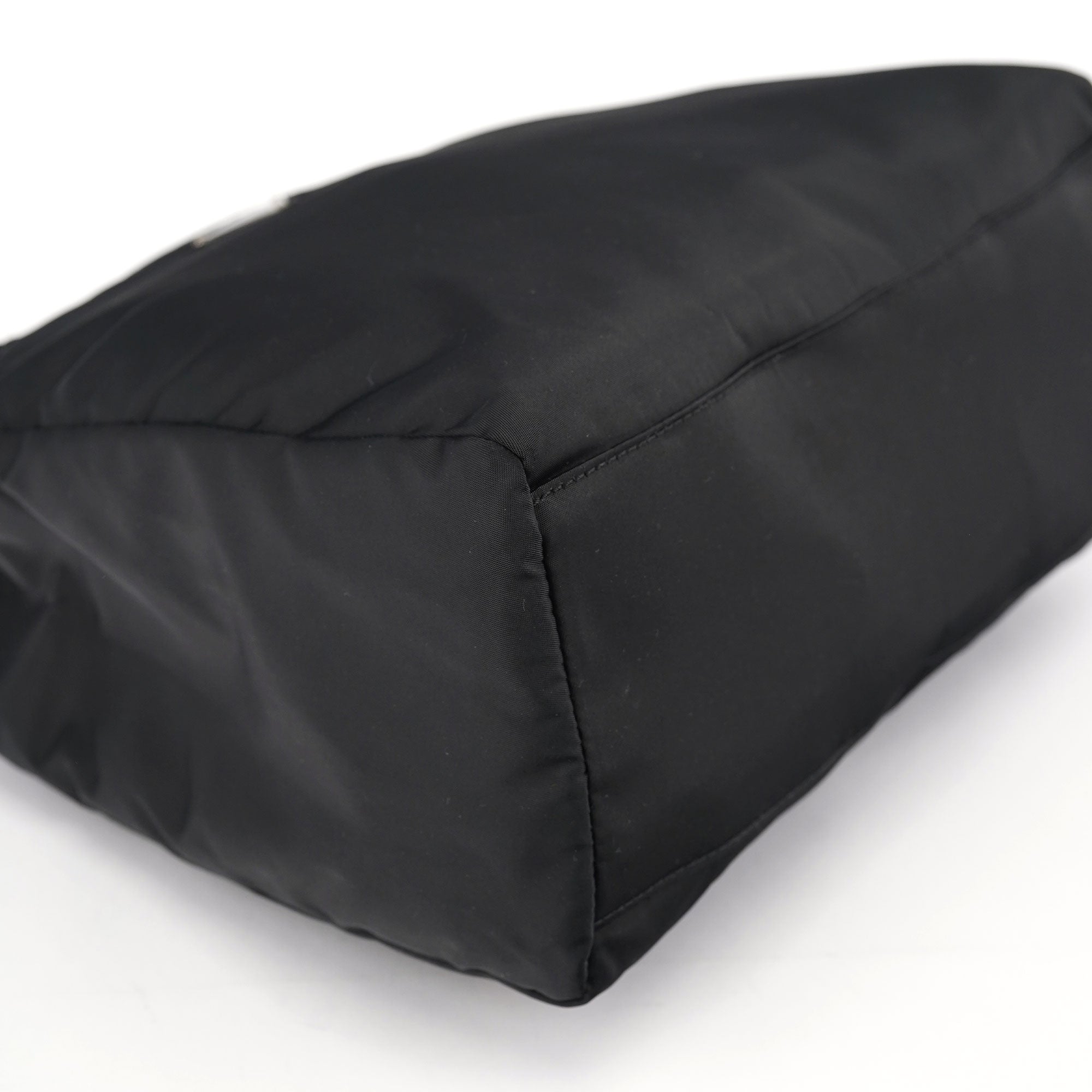 B3864 Black Tessuto City Tote Bag
