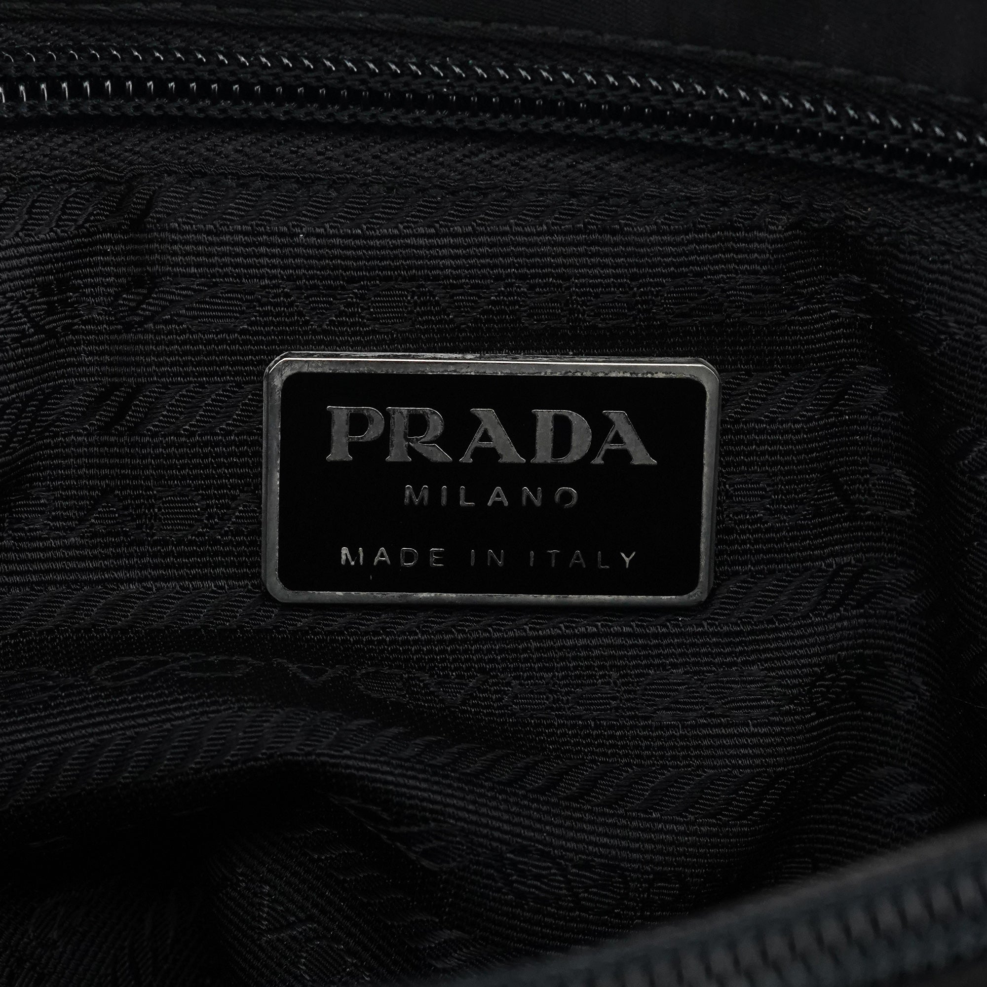 B3864 Black Tessuto City Tote Bag