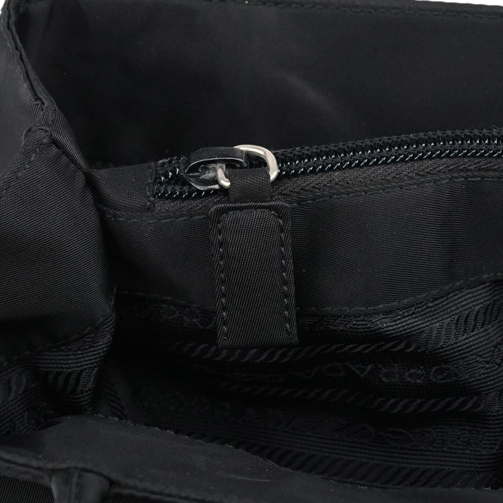 B3864 Black Tessuto City Tote Bag