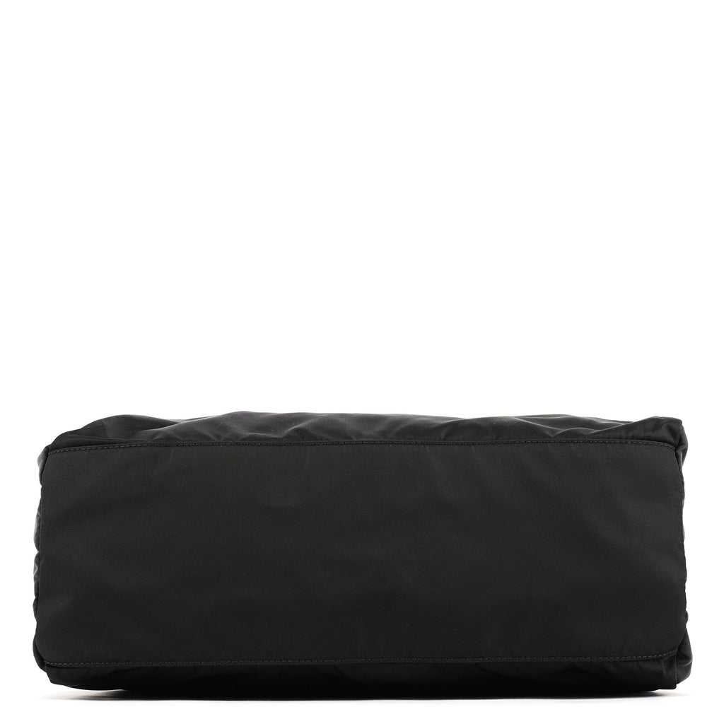 B3864 Black Tessuto City Tote Bag