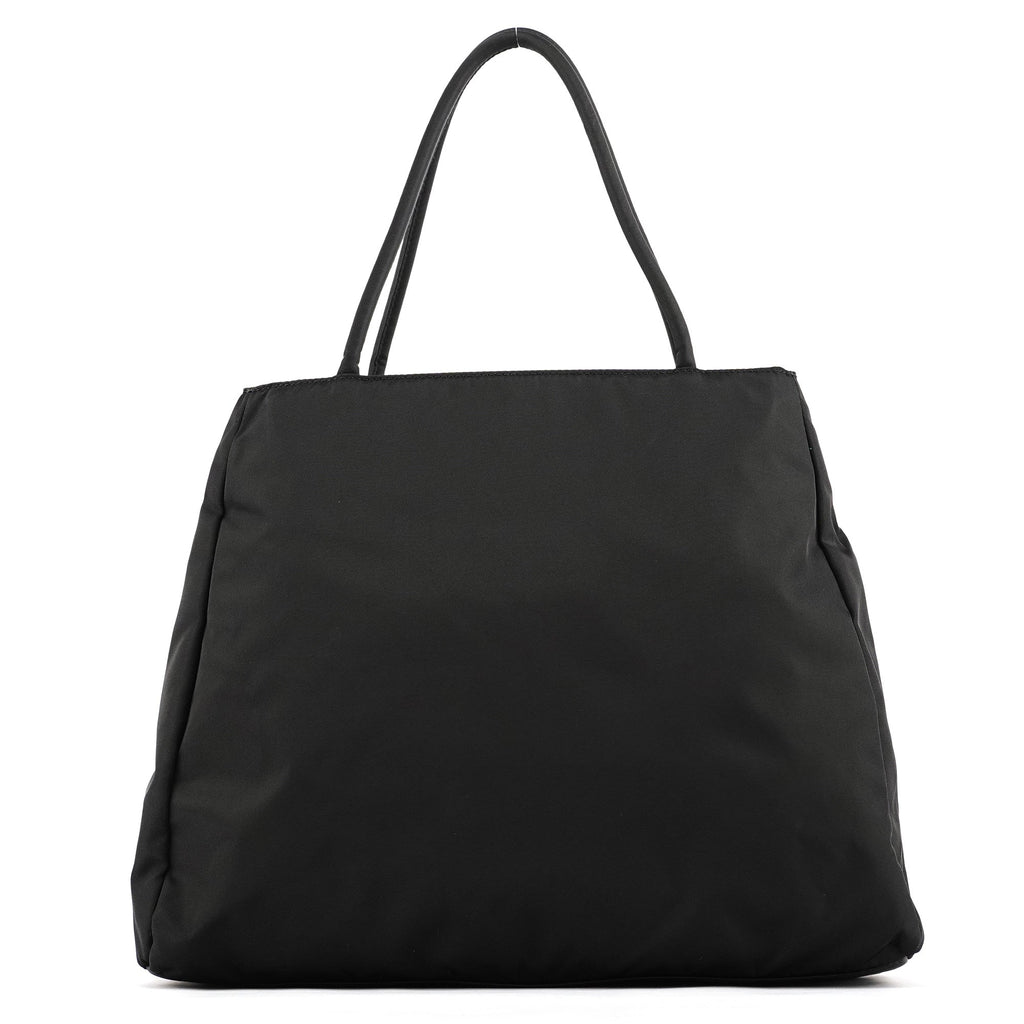 B3864 Black Tessuto City Tote Bag