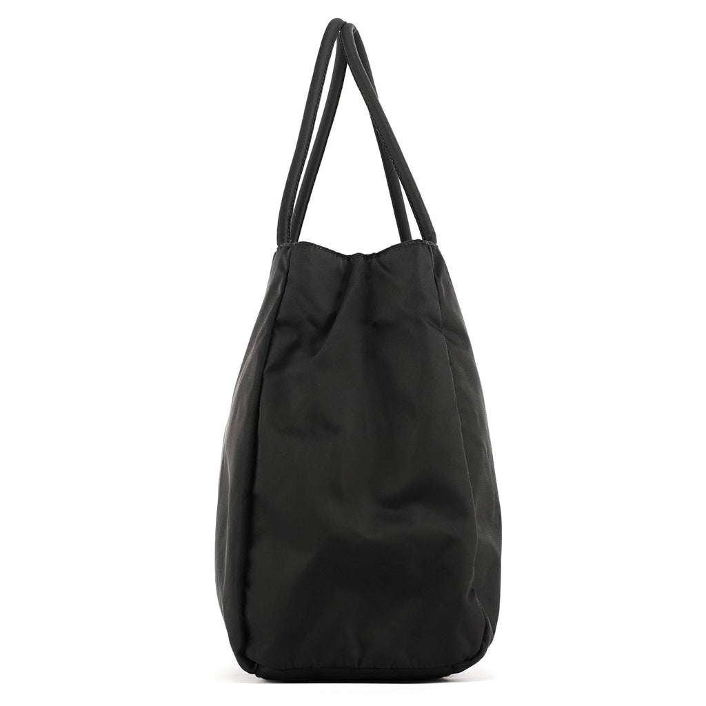 B3864 Black Tessuto City Tote Bag