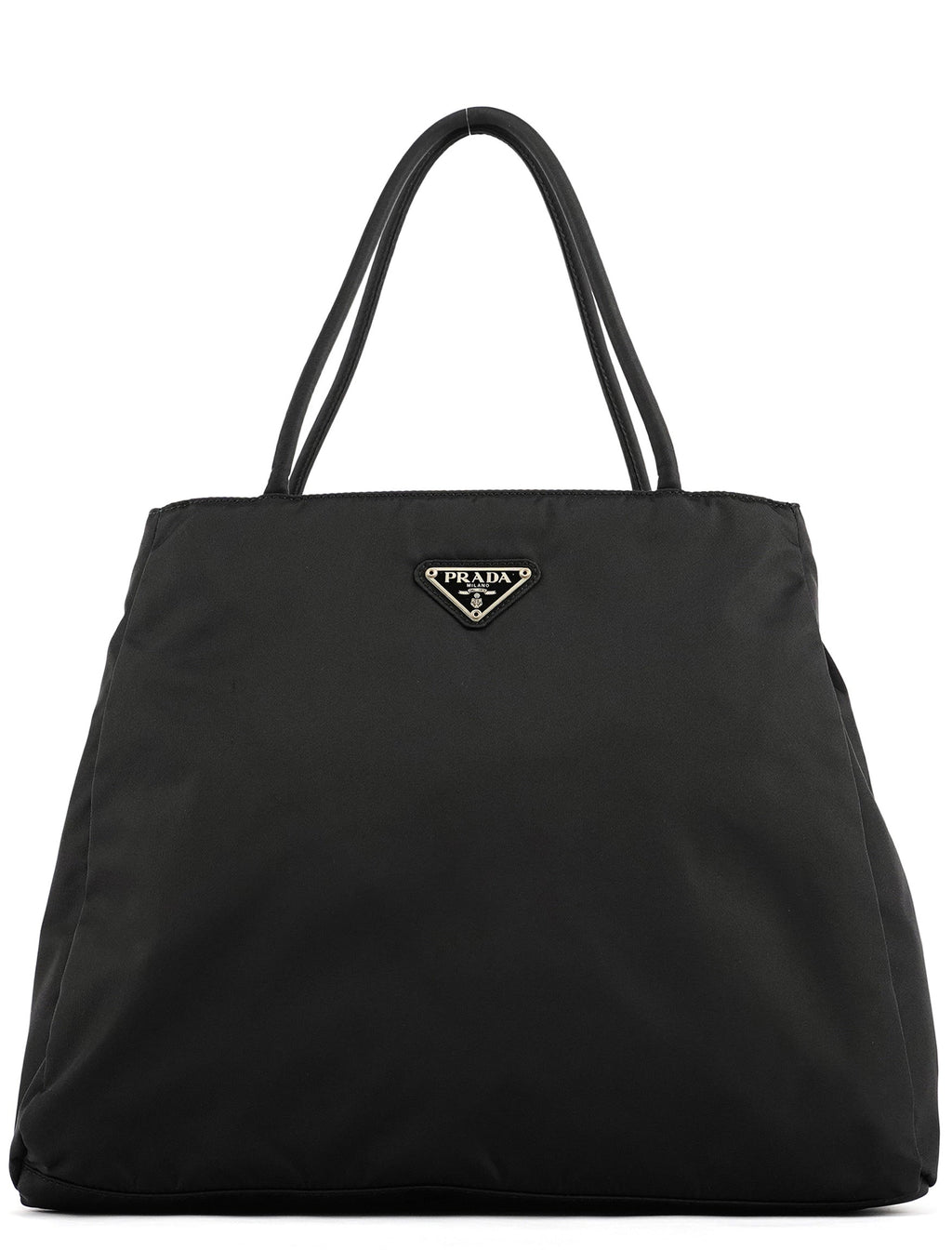 B3864 Black Tessuto City Tote Bag