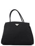 B3864 Black Tessuto City Tote Bag