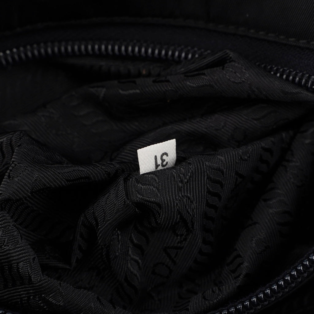 B3864 Black Tessuto City Tote Bag