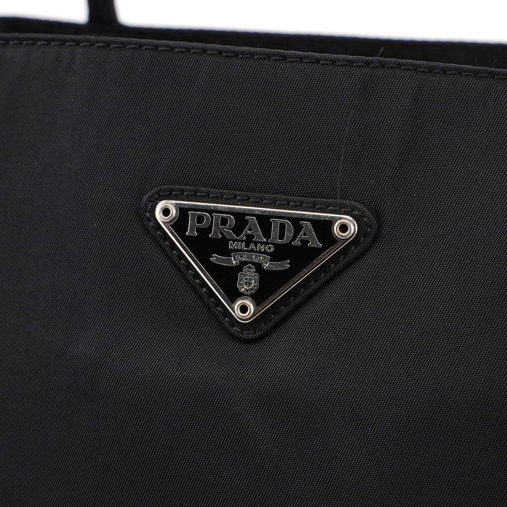 B3864 Black Tessuto City Tote Bag