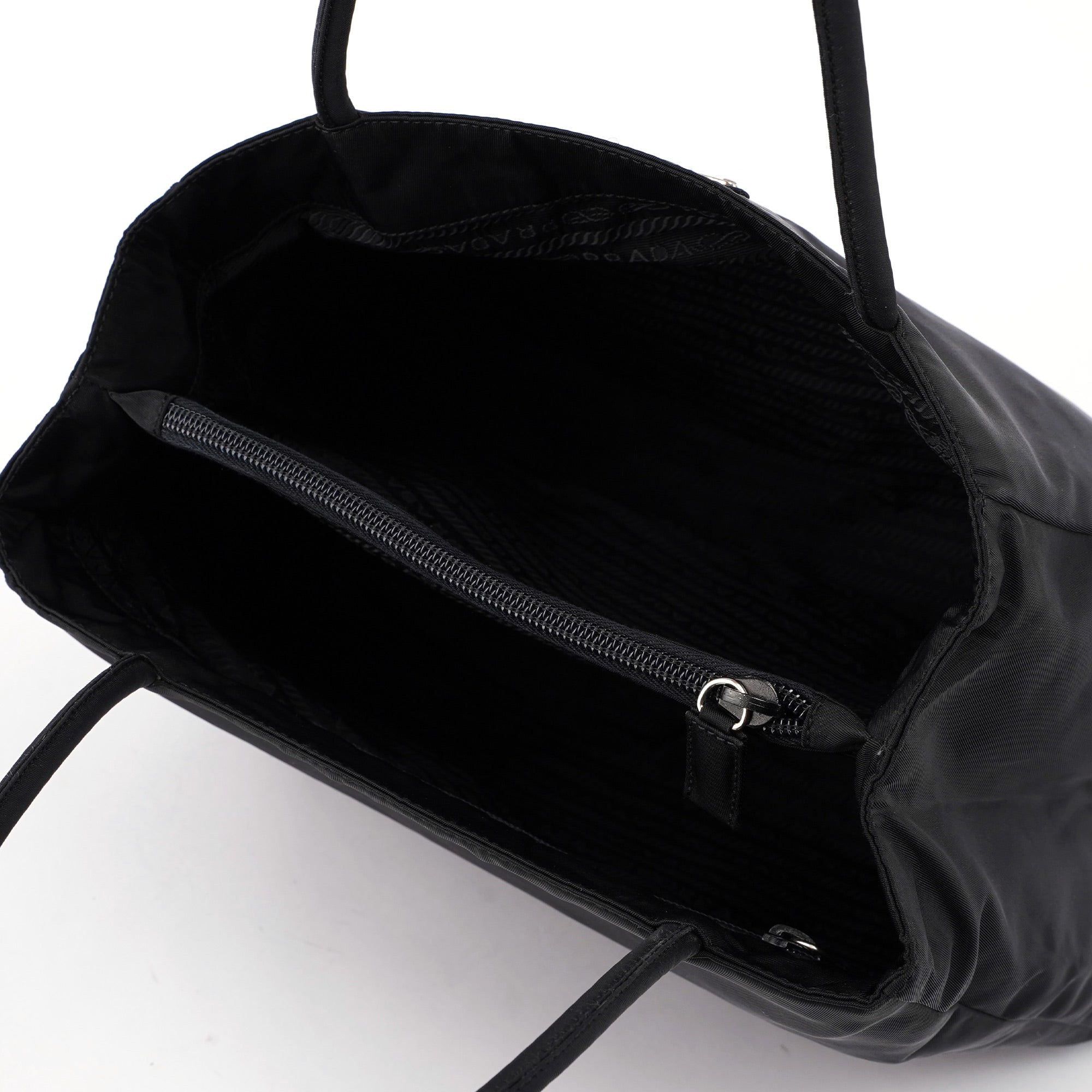 B3864 Black Tessuto City Tote Bag
