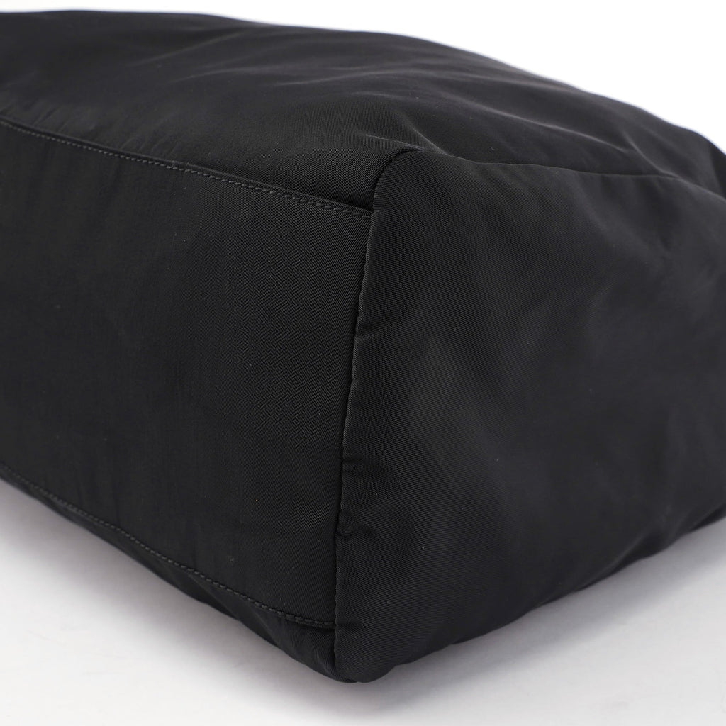 B3864 Black Tessuto City Tote Bag