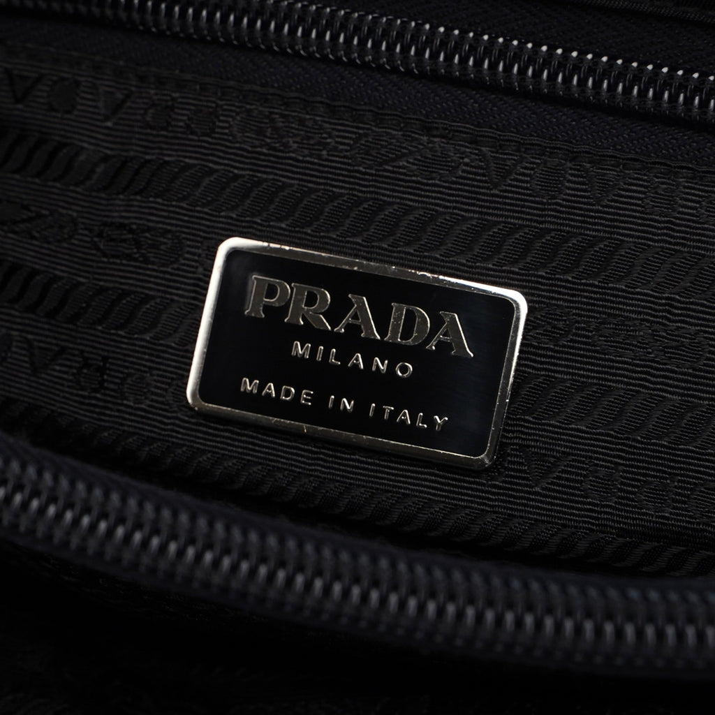 B3864 Black Tessuto City Tote Bag