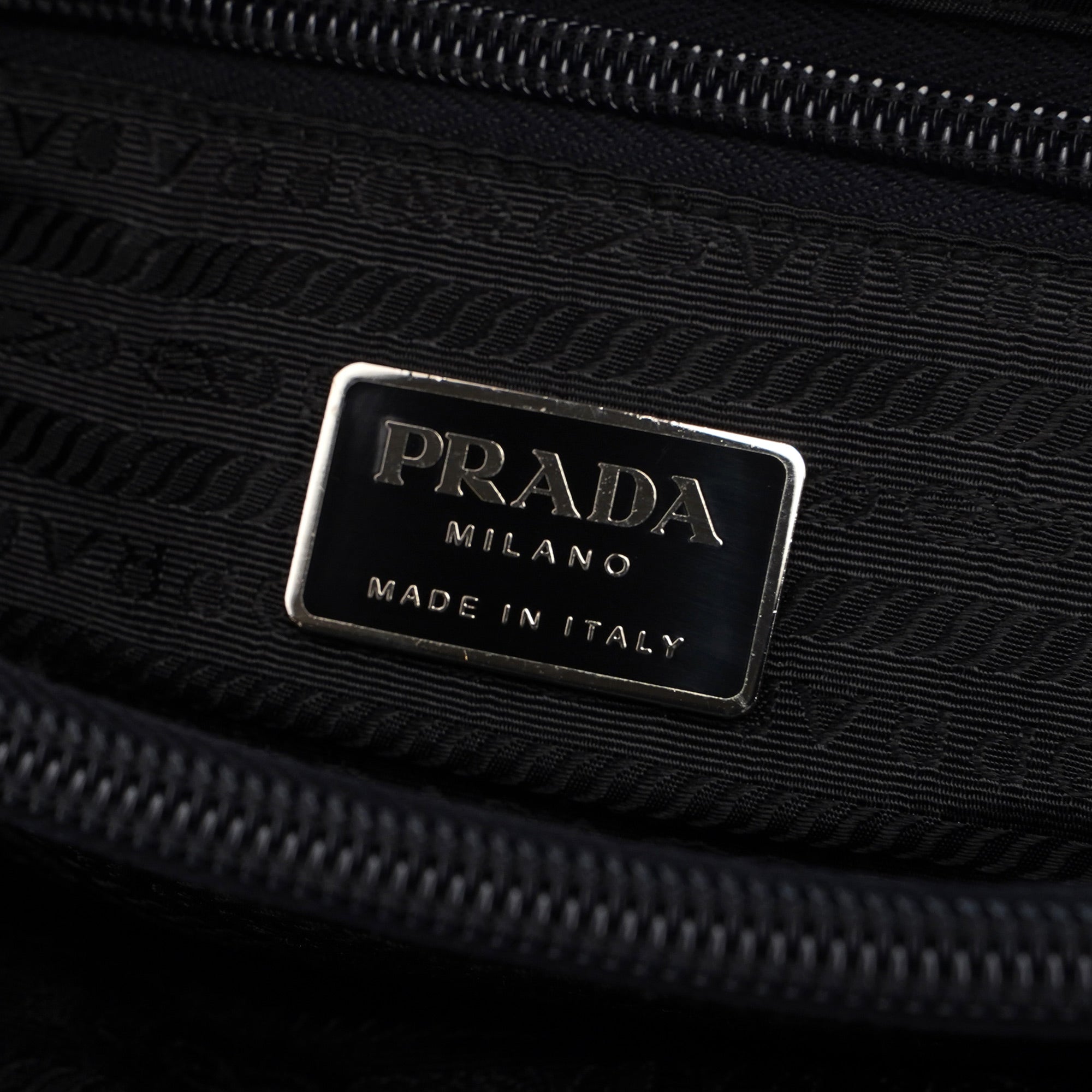 B3864 Black Tessuto City Tote Bag