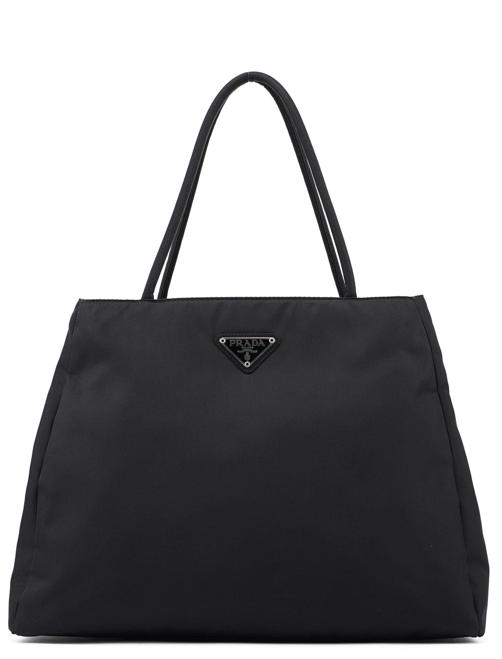 B3864 Black Tessuto City Tote Bag