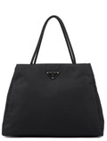 B3864 Black Tessuto City Tote Bag
