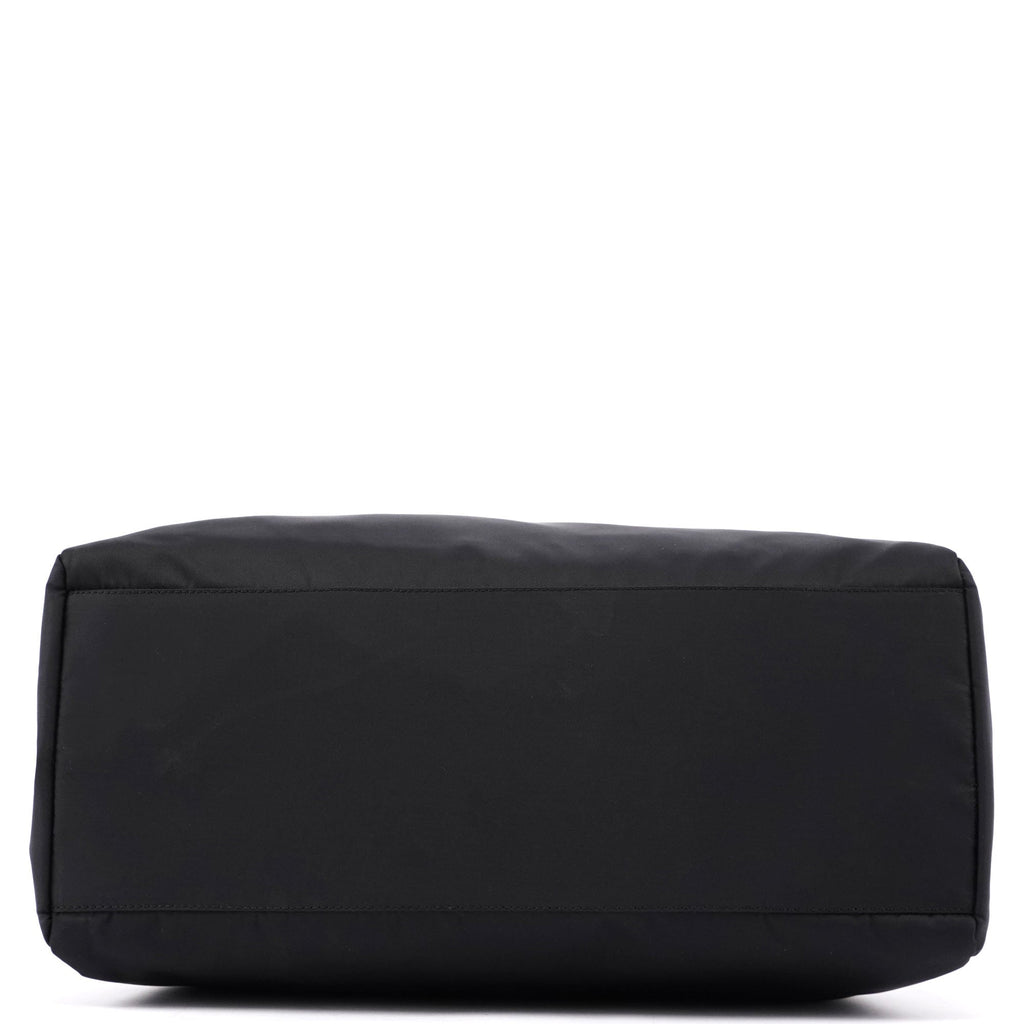 B3864 Black Tessuto City Tote Bag