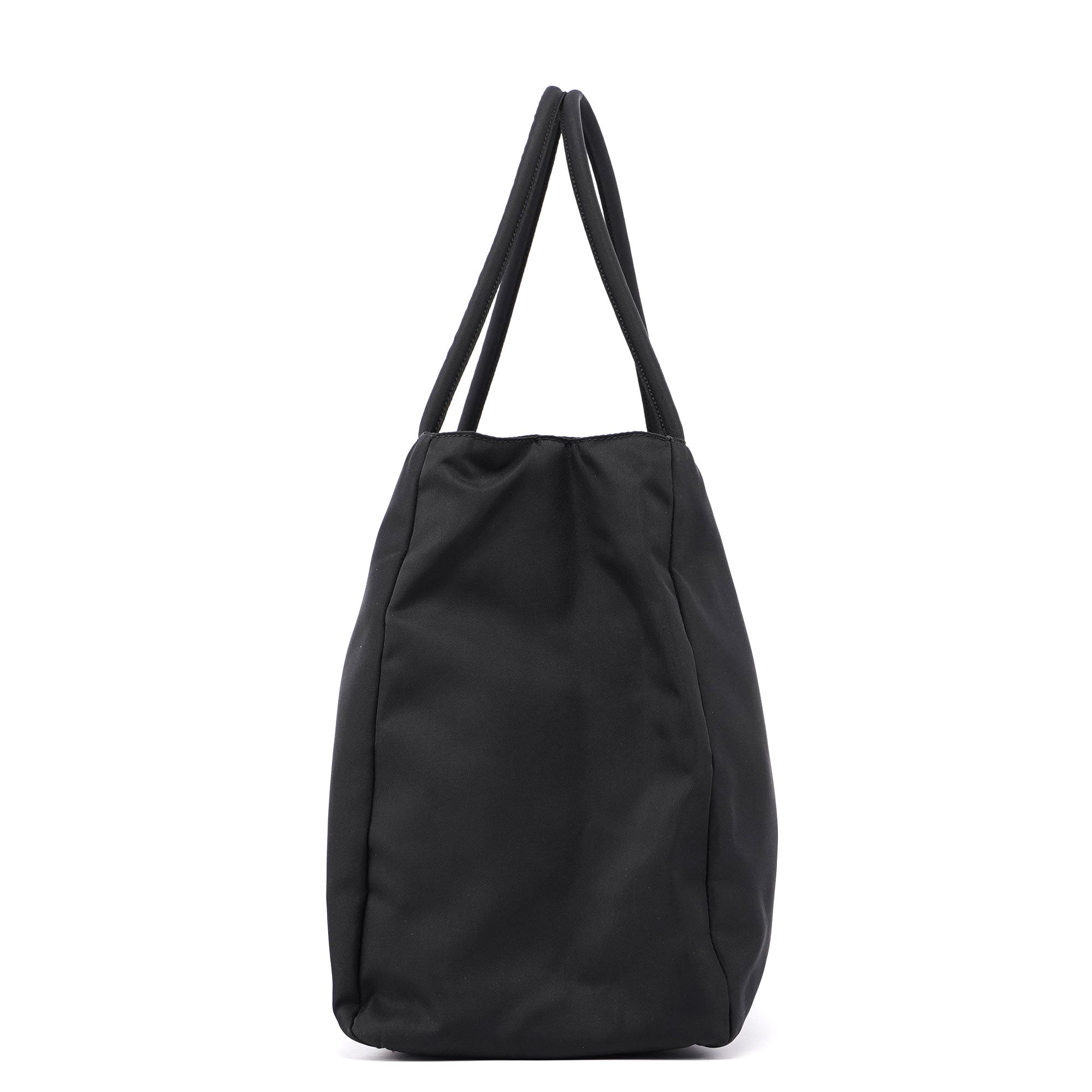 B3864 Black Tessuto City Tote Bag