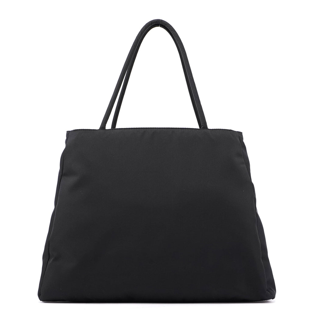 B3864 Black Tessuto City Tote Bag