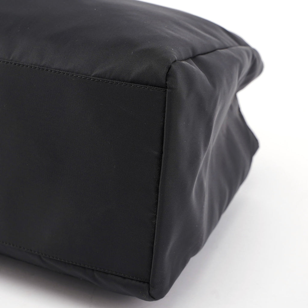 B3864 Black Tessuto City Tote Bag