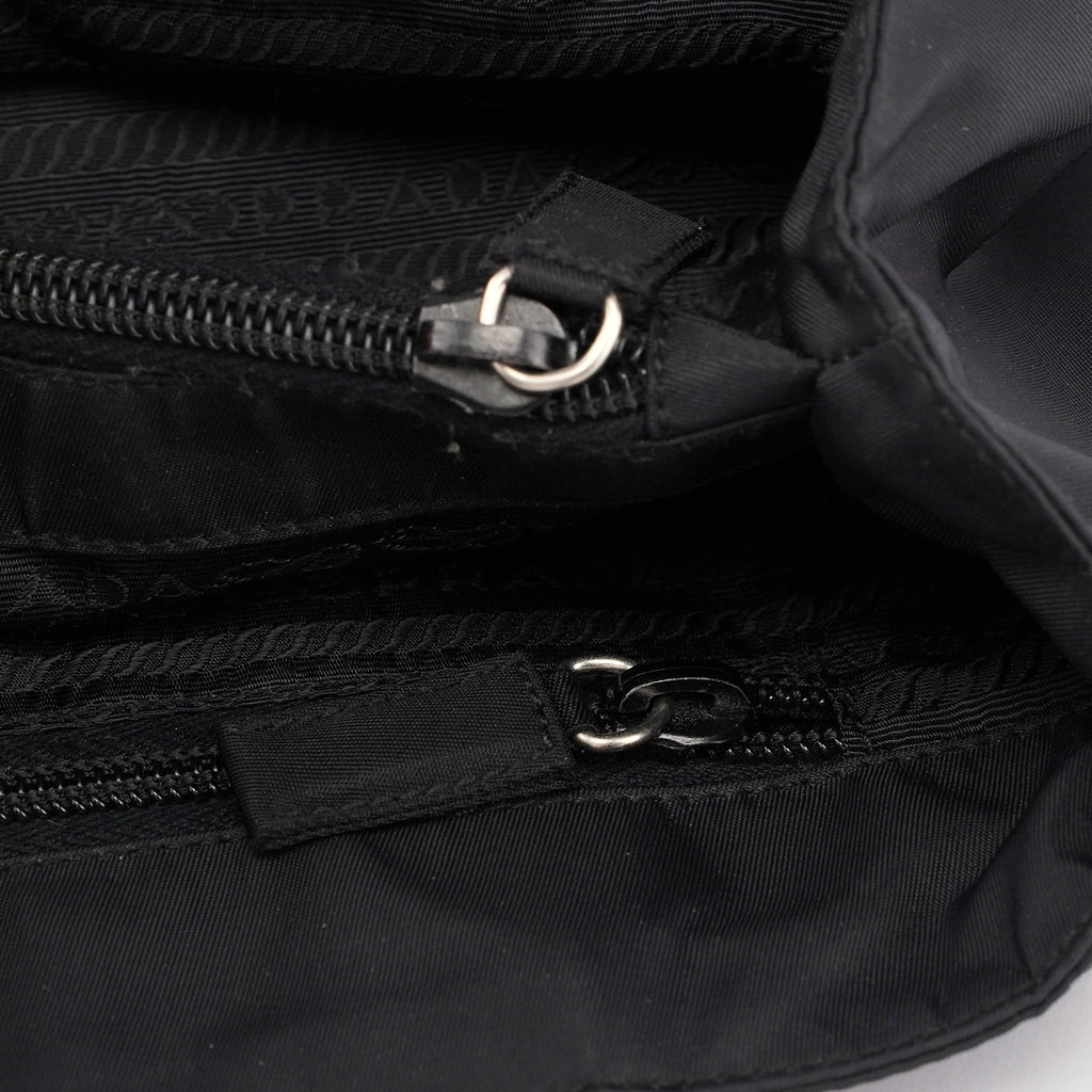 B3864 Black Tessuto City Tote Bag