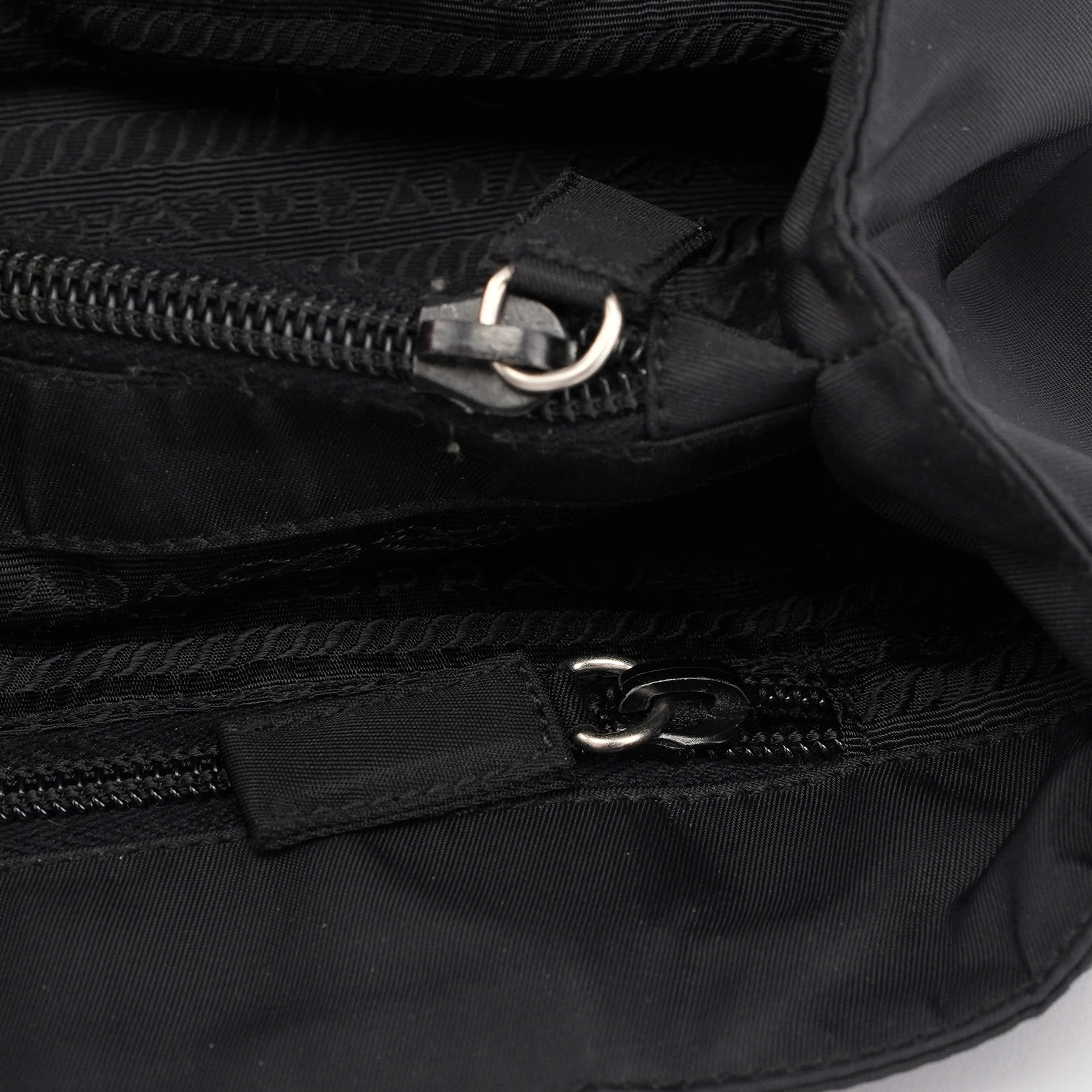 B3864 Black Tessuto City Tote Bag