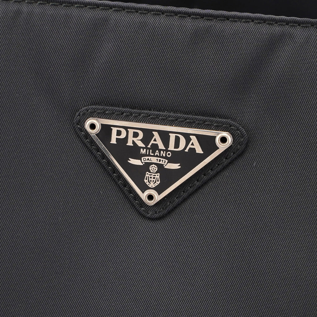 B3864 Black Tessuto City Tote Bag