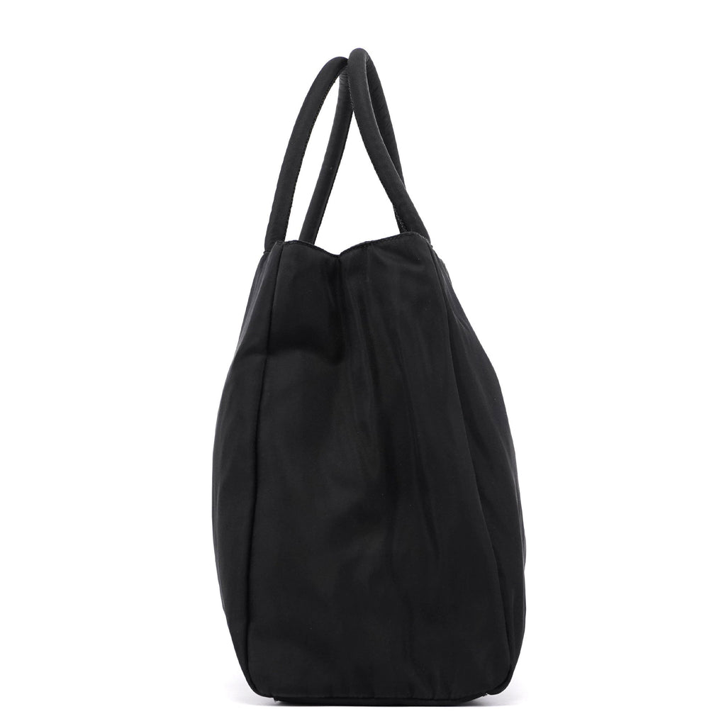 B3864 Black Tessuto City Tote Bag