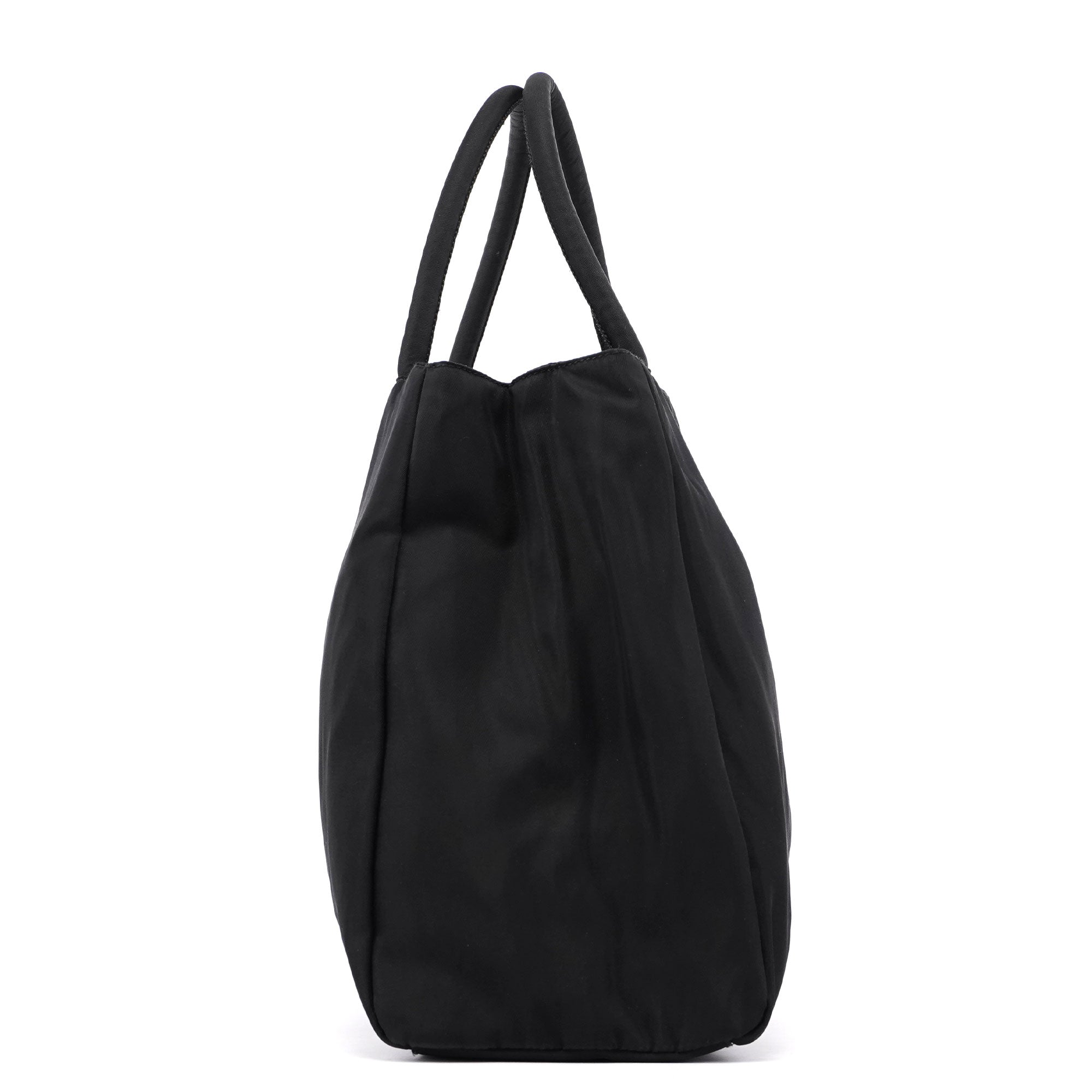 B3864 Black Tessuto City Tote Bag