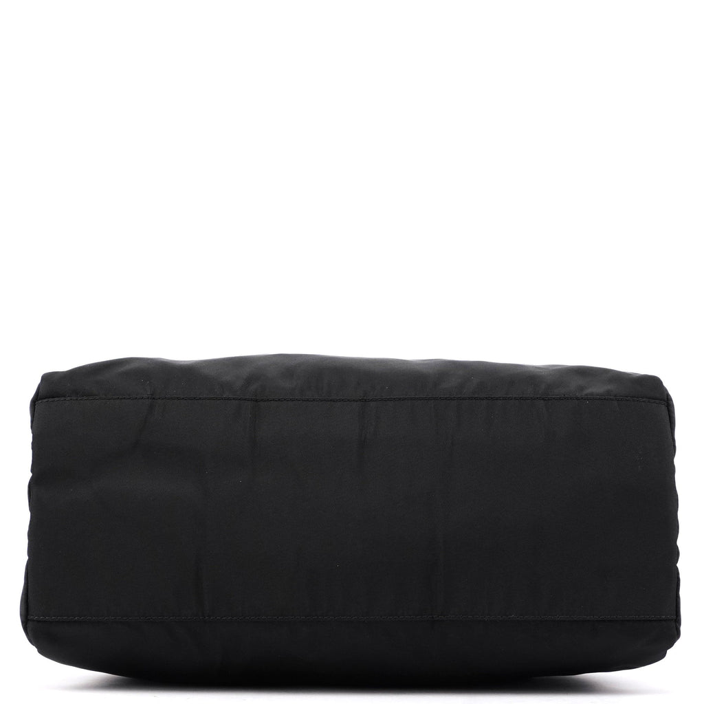 B3864 Black Tessuto City Tote Bag