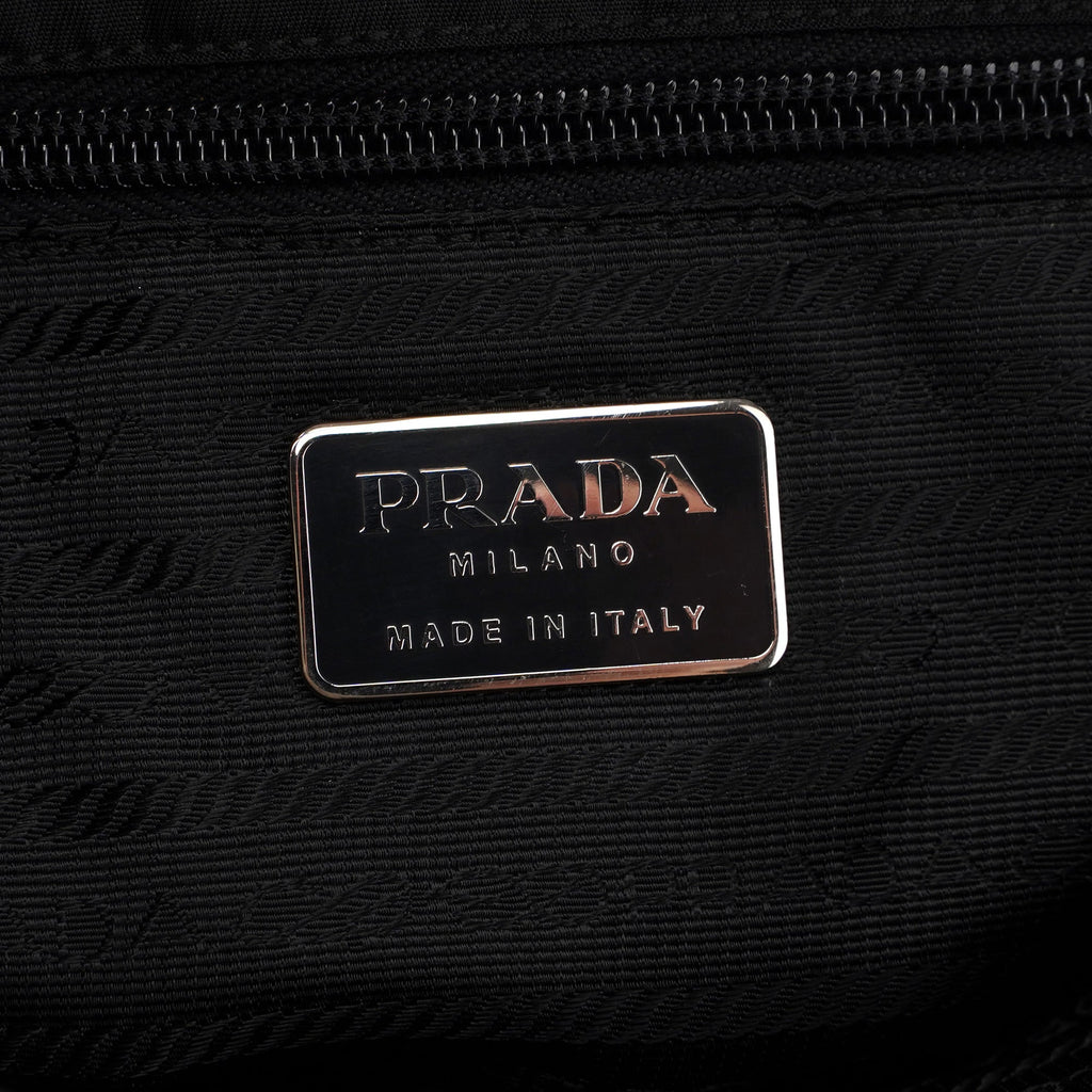 B3864 Black Tessuto City Tote Bag