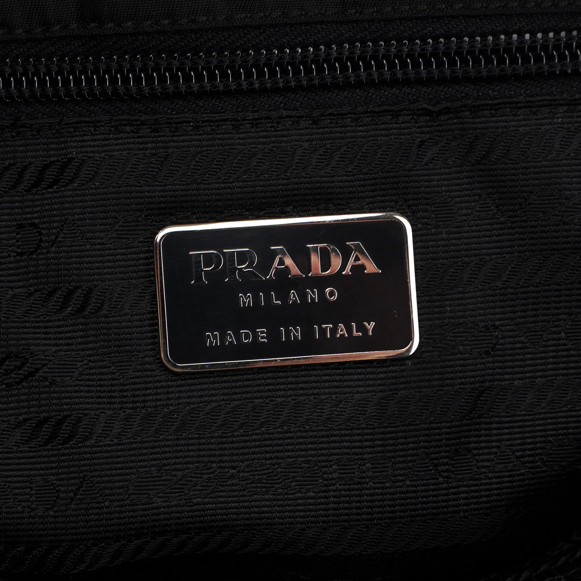 B3864 Black Tessuto City Tote Bag