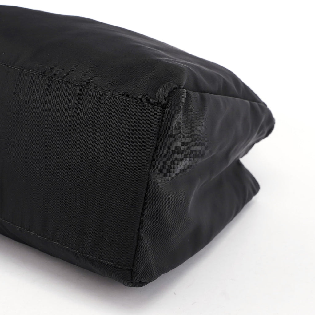 B3864 Black Tessuto City Tote Bag