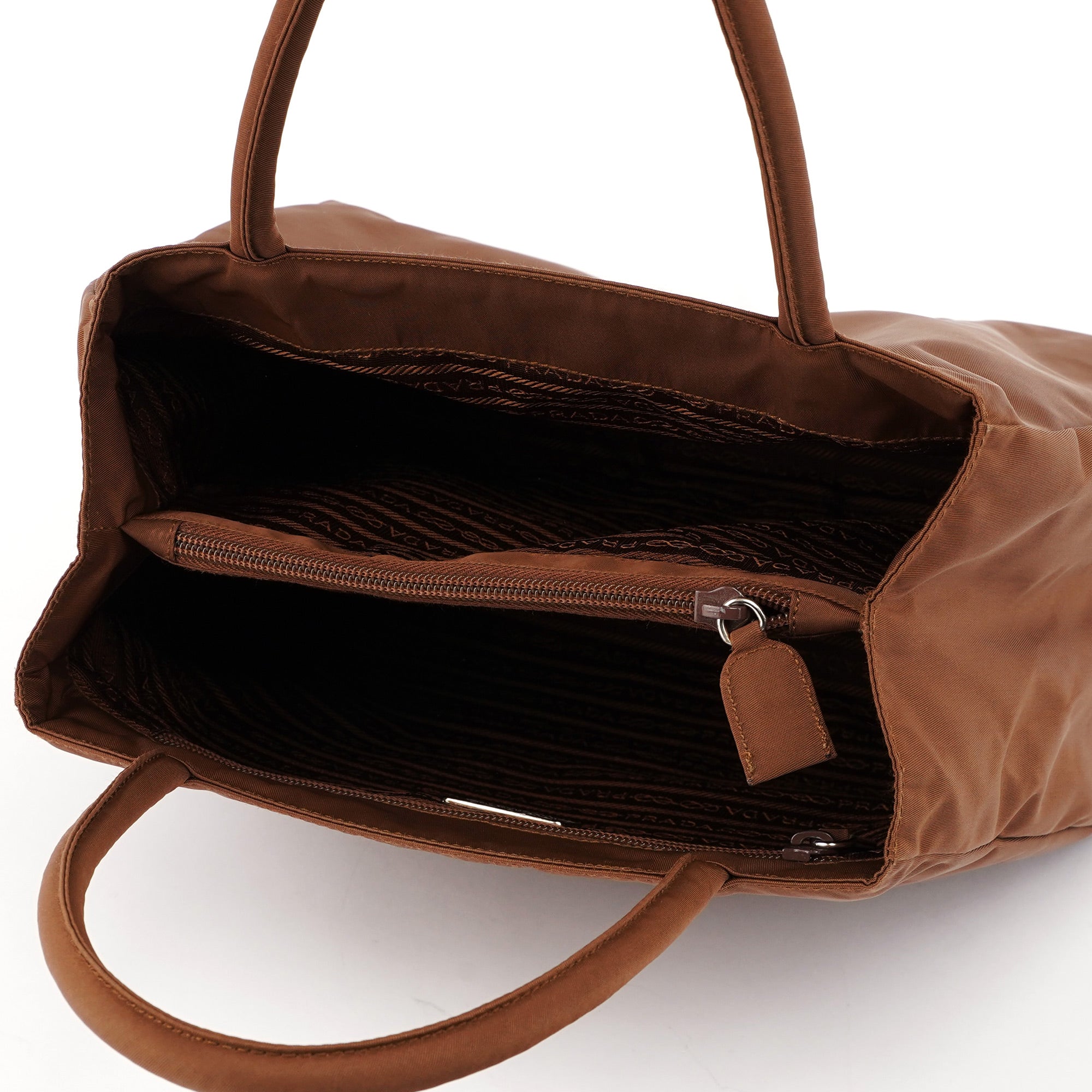 B3864 Brown Tessuto Tote