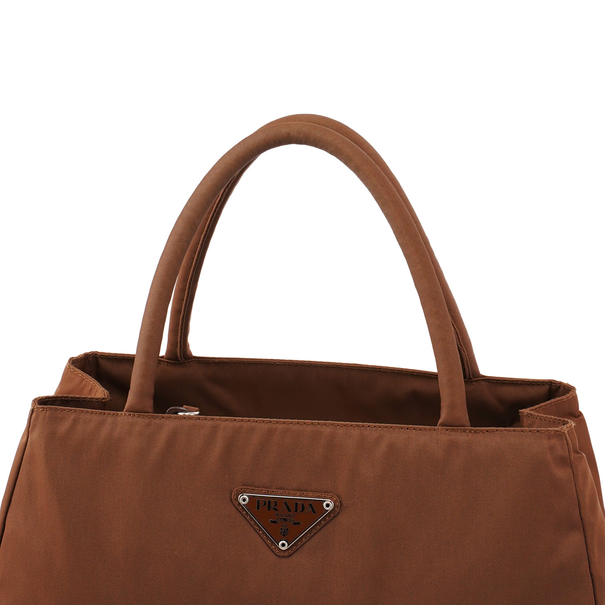 B3864 Brown Tessuto Tote