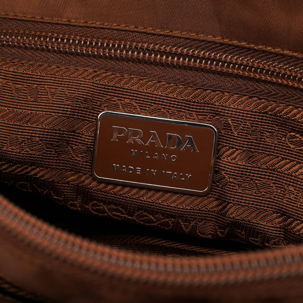 B3864 Brown Tessuto Tote