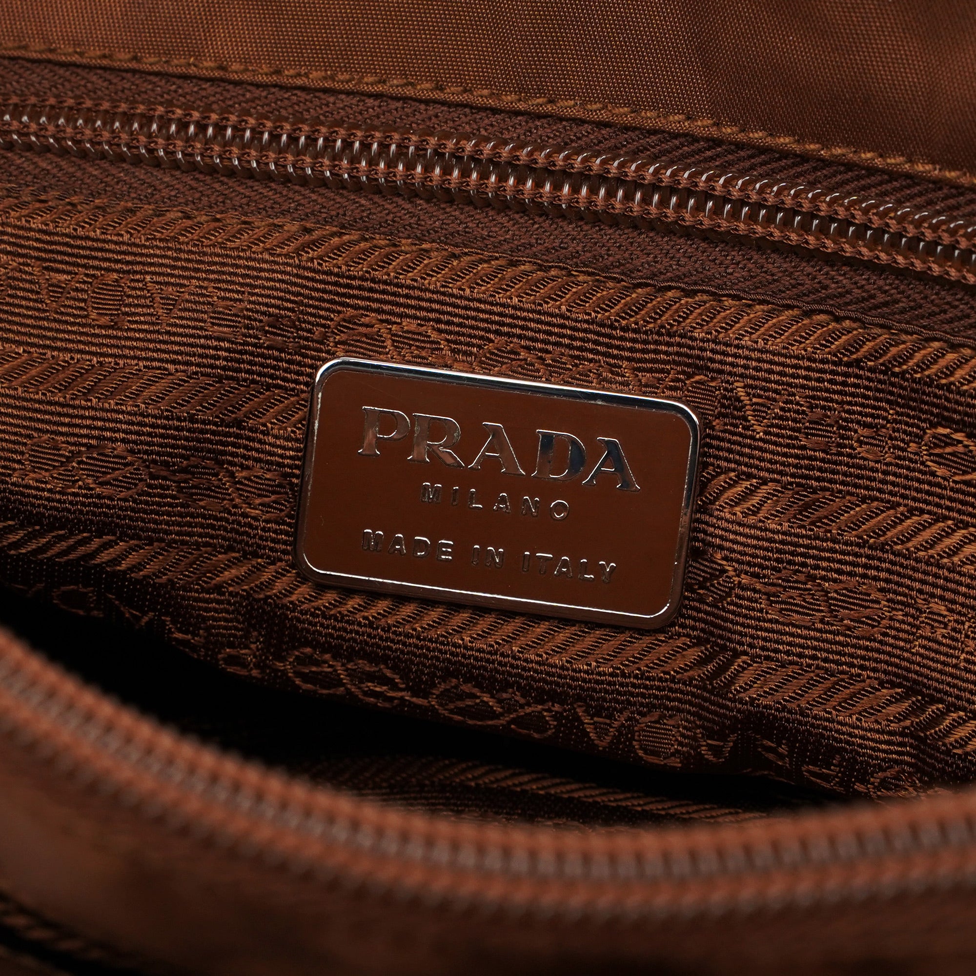 B3864 Brown Tessuto Tote