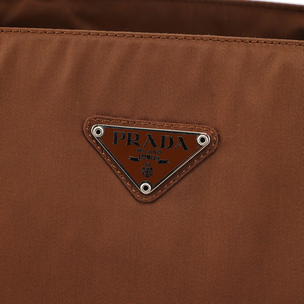 B3864 Brown Tessuto Tote