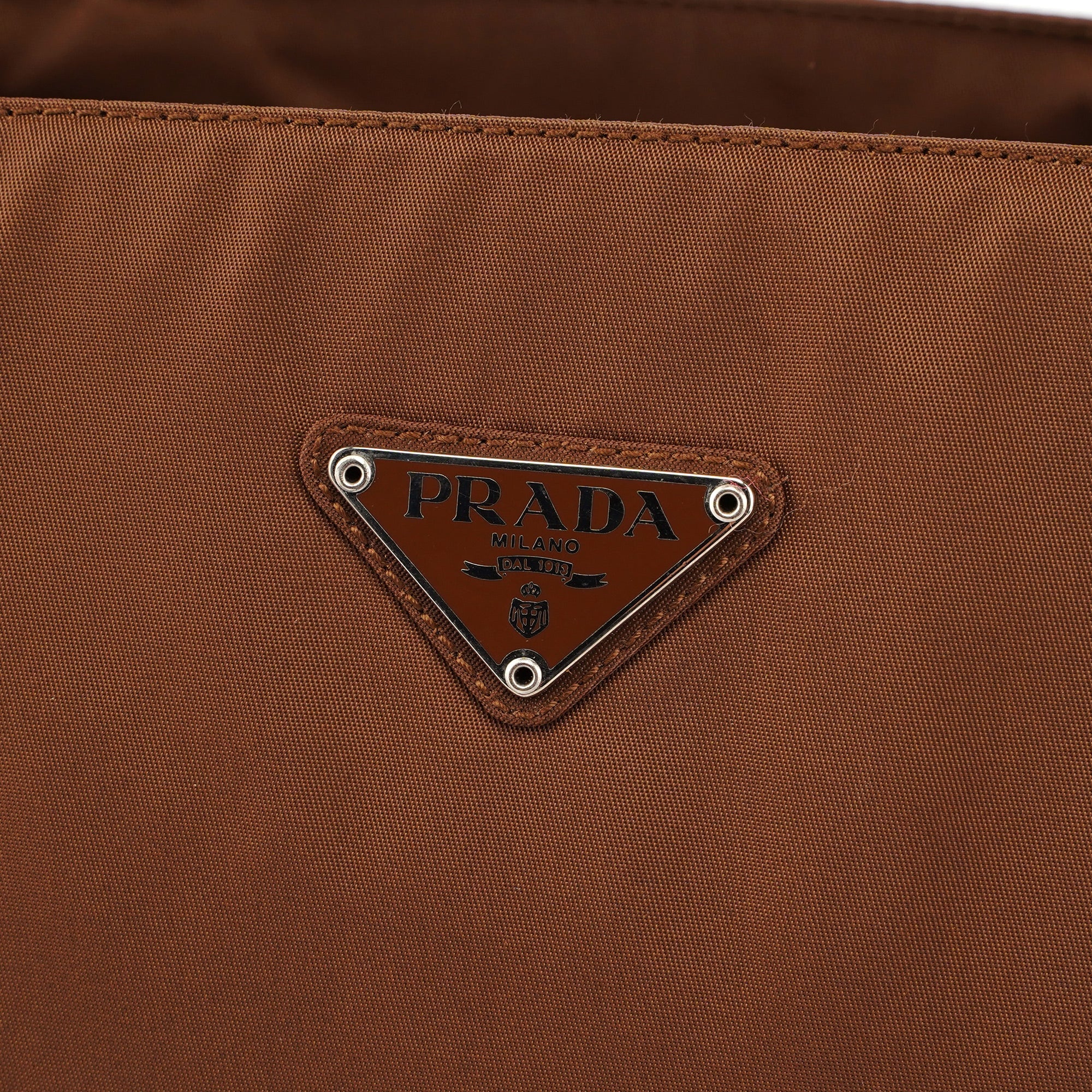 B3864 Brown Tessuto Tote