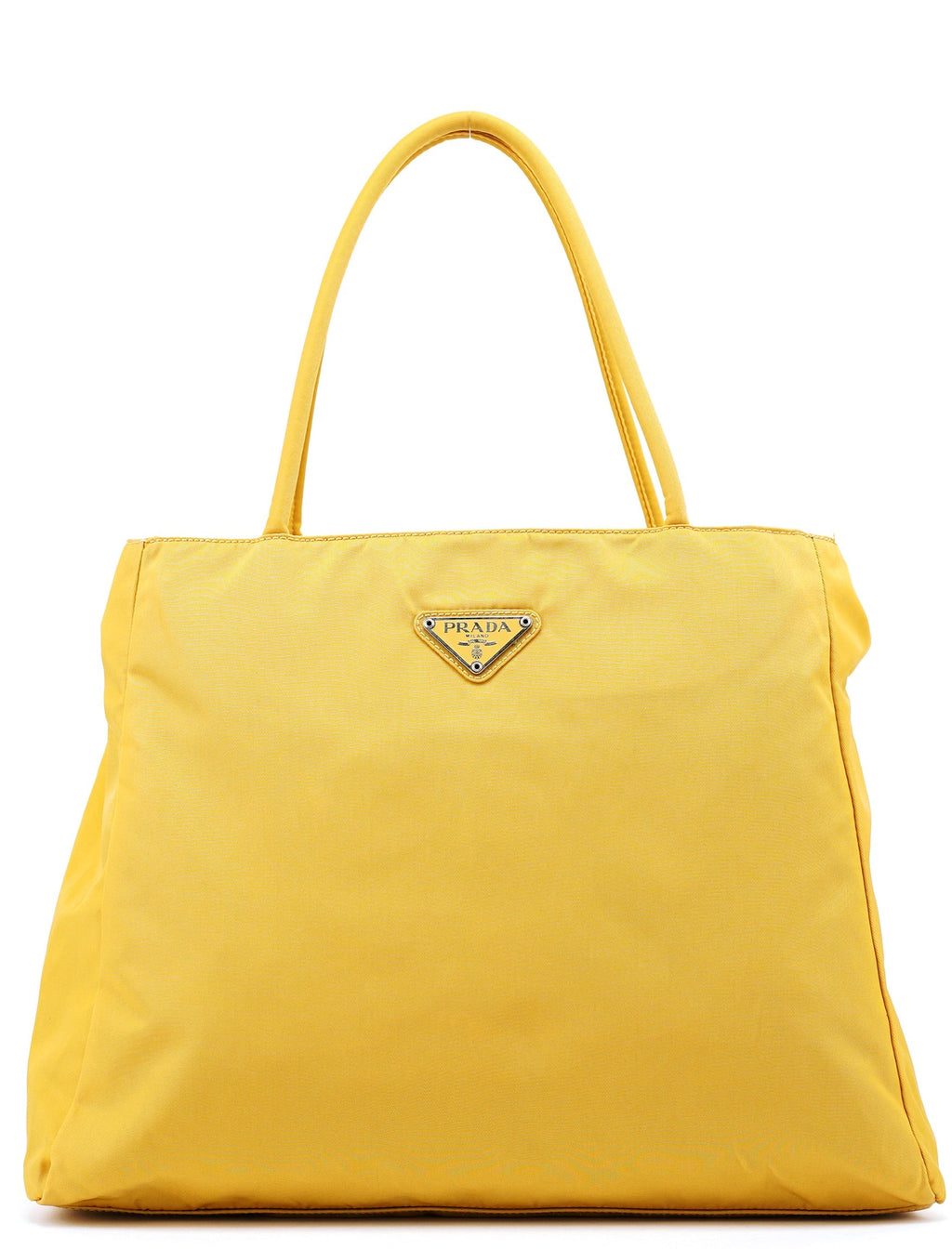 B3864 Yellow Tessuto City Tote Bag