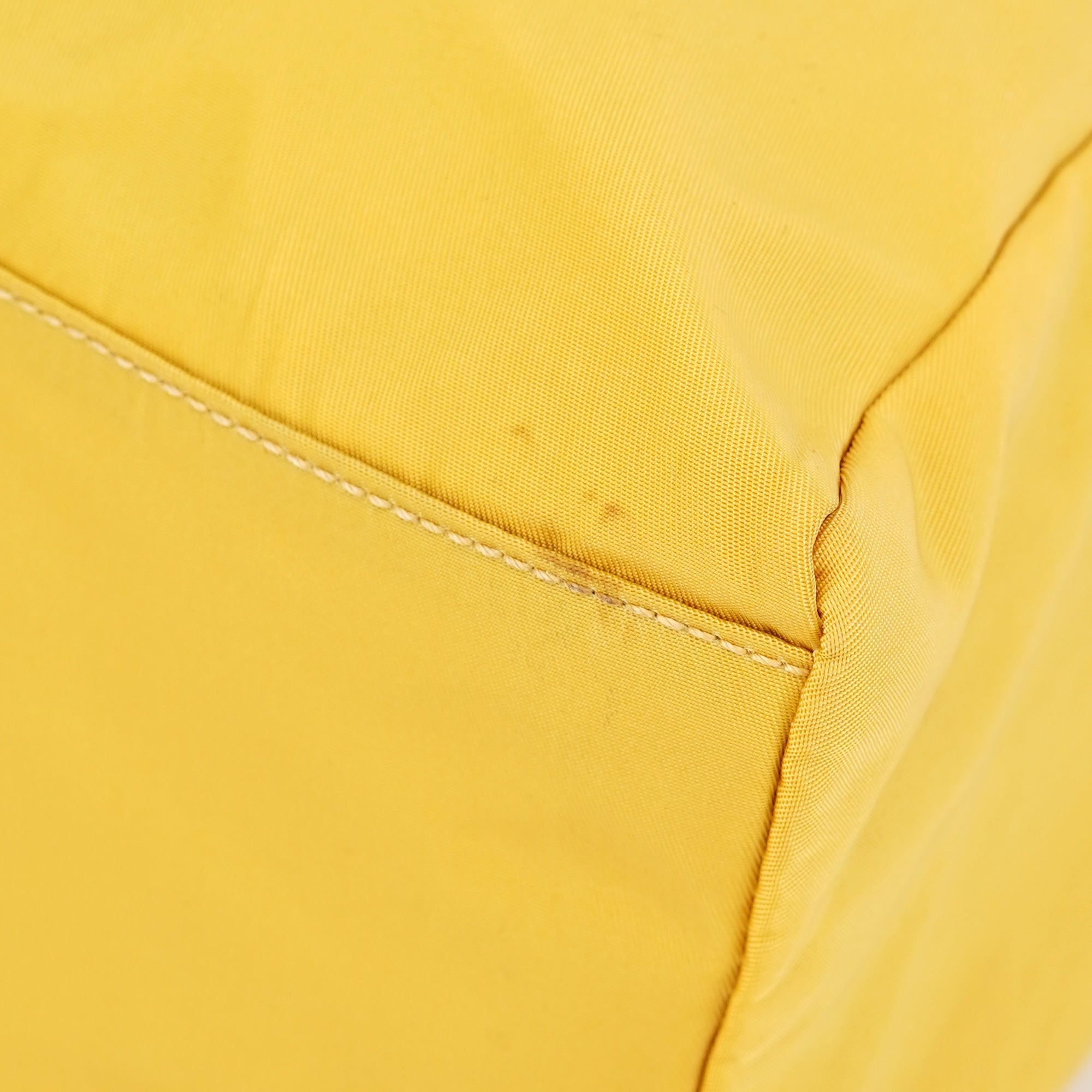 B3864 Yellow Tessuto City Tote Bag