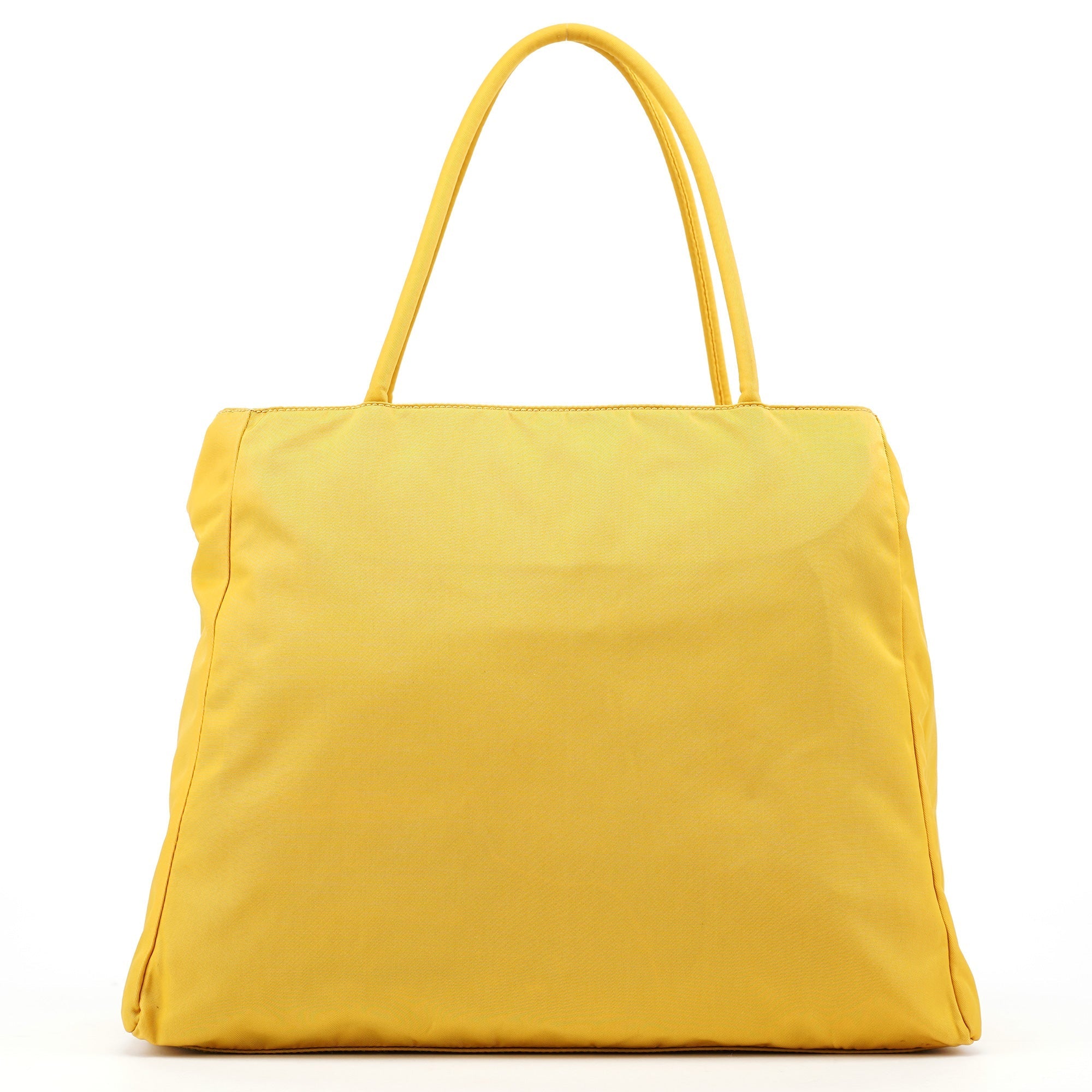 B3864 Yellow Tessuto City Tote Bag