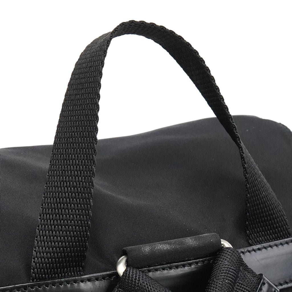 B4650 Black Tessuto Vela Backpack